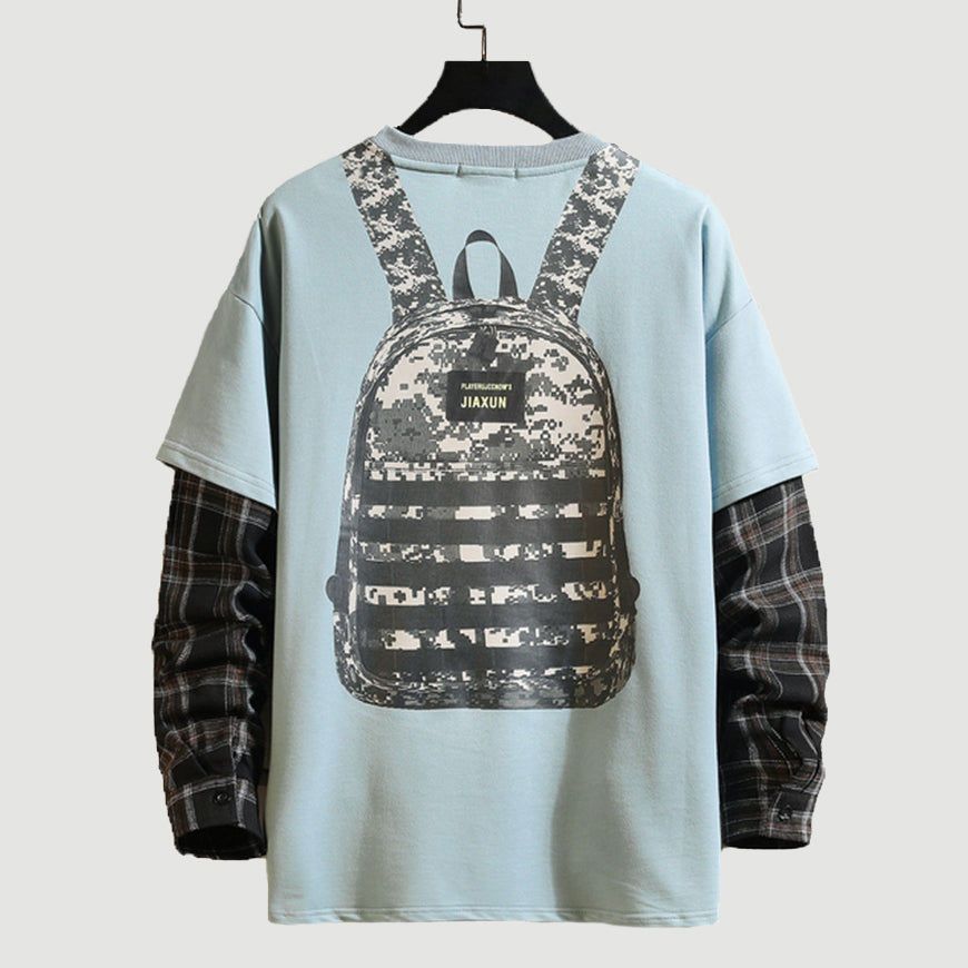 PUBG Level3 Backpack Print Sweatshirt