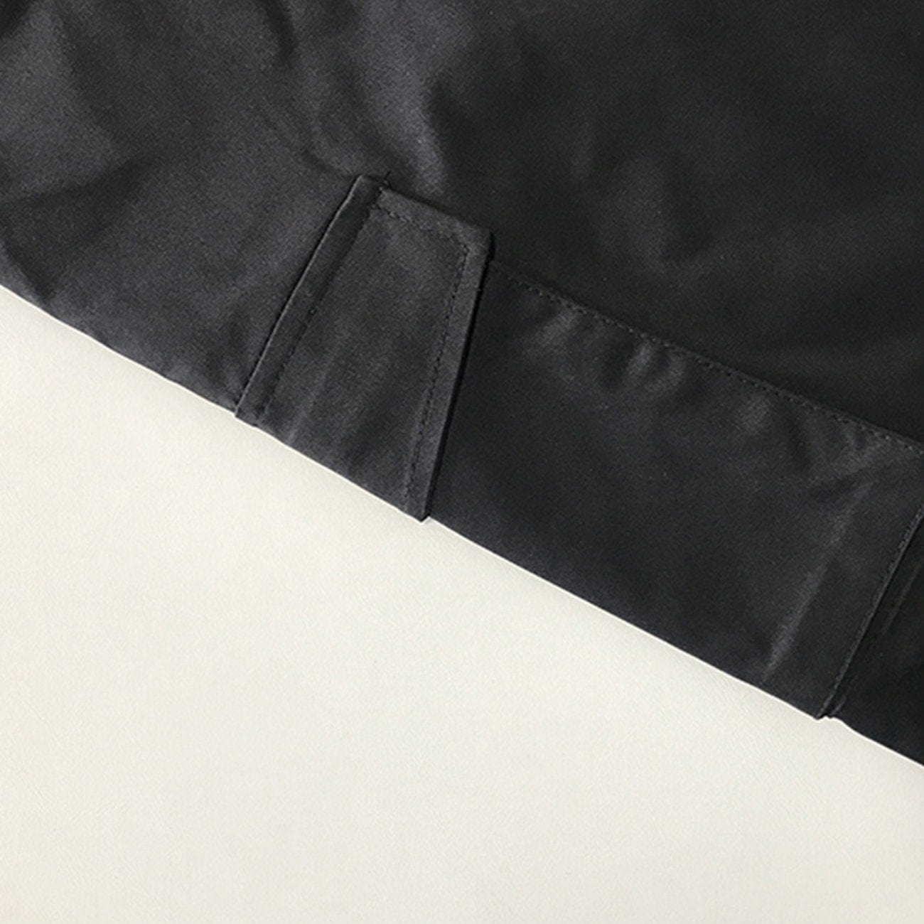 Black Personalized Belt Cargo Pants