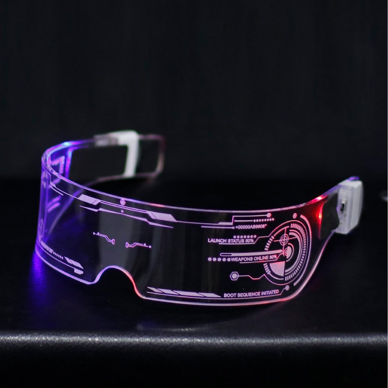 Cyberpunk Cool Wireless LED Glasses
