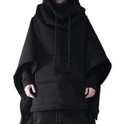 Dark Bat Cloak Cape Wizard Hooded Coat