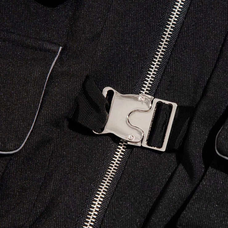 Function Multi Pockets Folds Jacket