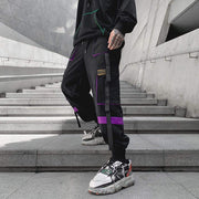 Function Patchwork Multi Pockets Cargo Pants
