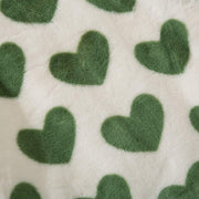 Love Pattern Full-print Plush Winter Coat