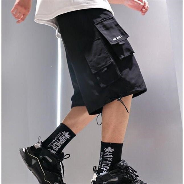 Men's multi-pocket functional wind workwear casual shorts