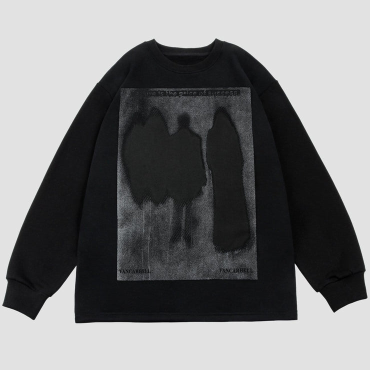 Polar Fleece Shadow Print Sweatshirt