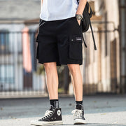 Streetwear men's multi-pocket shorts