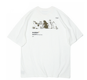 Retro Simple Printing Soft Cotton T-Shirt