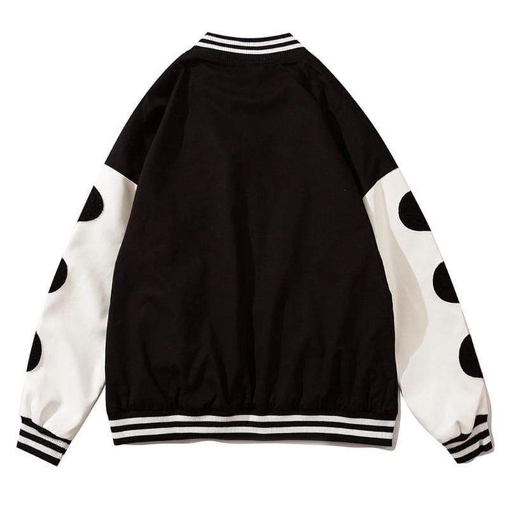 Ace of Hearts Varsity Jacket MugenSoul Streetwear Brands Streetwear Clothing  Techwear