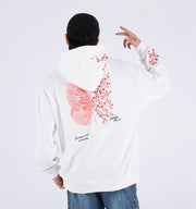 Butterfly Embroidered Harajuku Hoodie