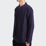 Eiroh Two-Layer Long Sleeve Shirt Blue