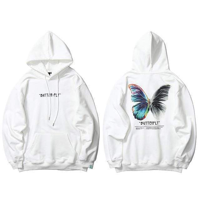 Butterfly Hoodie MugenSoul Streetwear Brands Streetwear Clothing  Techwear