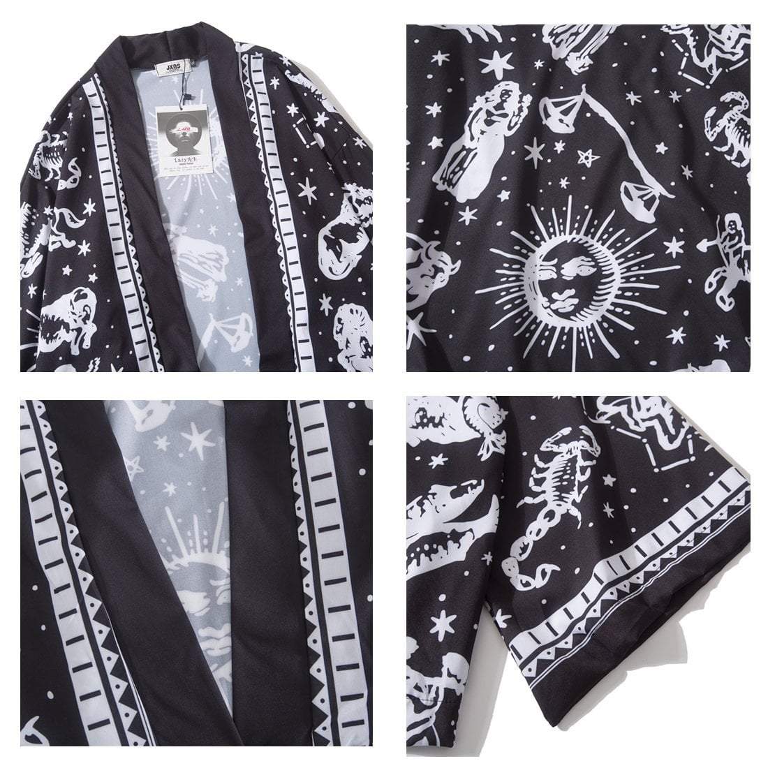 Twelve Constellations Japanese Kimono