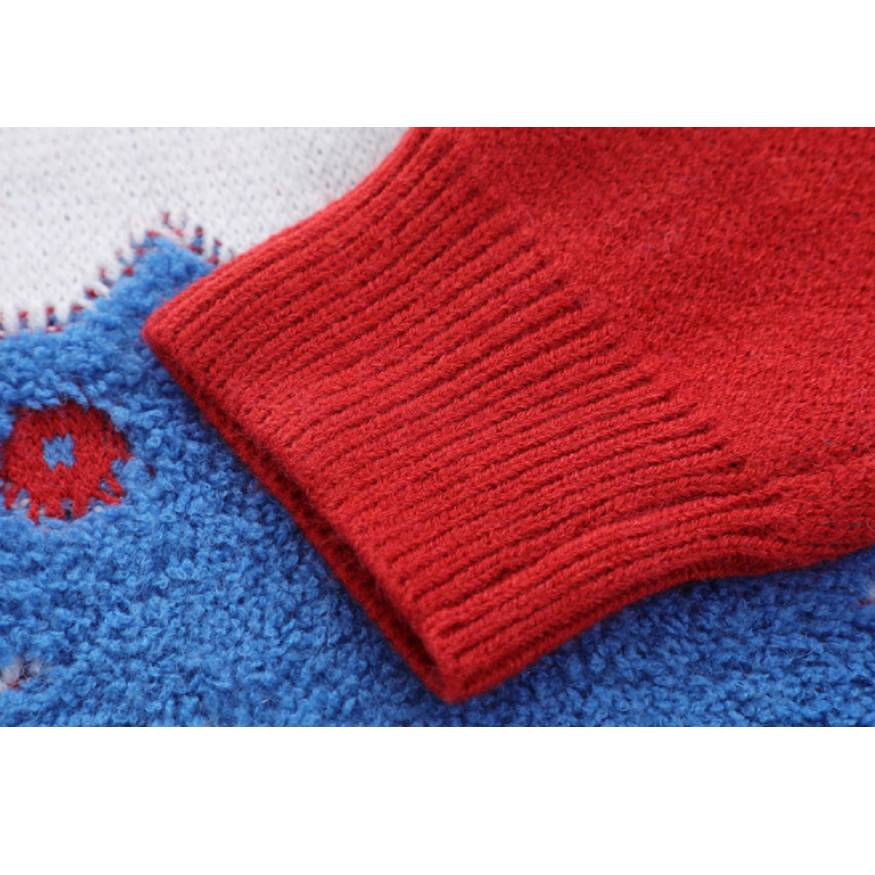 Funny Dinosaur Pattern Knit Sweater