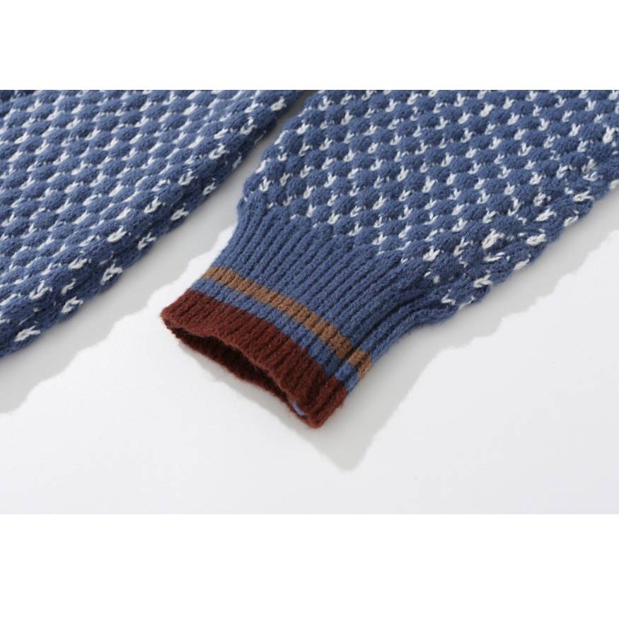 Pixel Art Style Striped Sweater