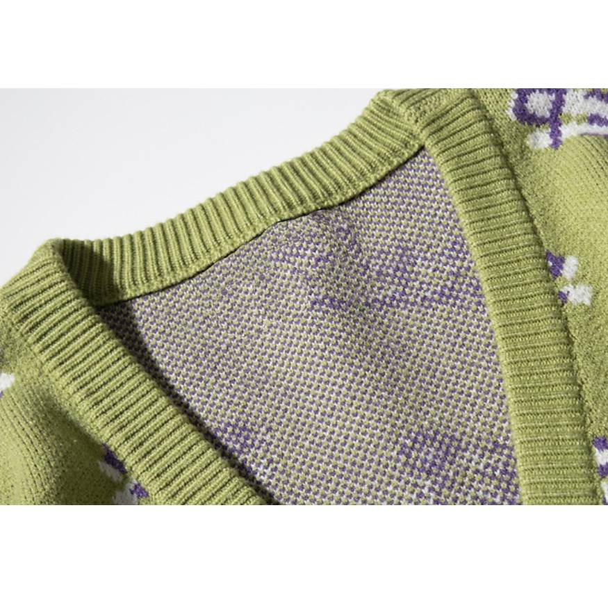 SleepPrint Cardigan Sweater
