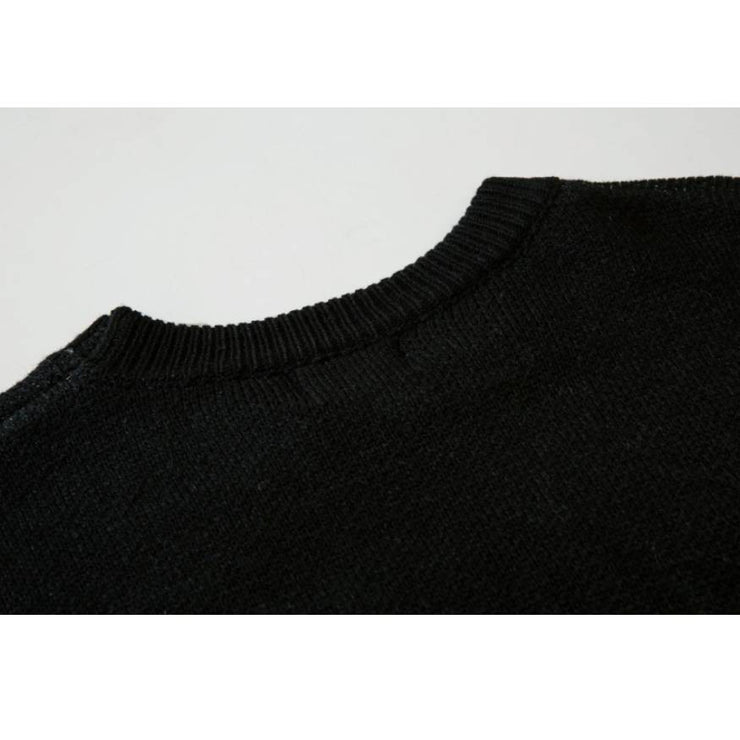 Mountain Pattern Knit Sweater