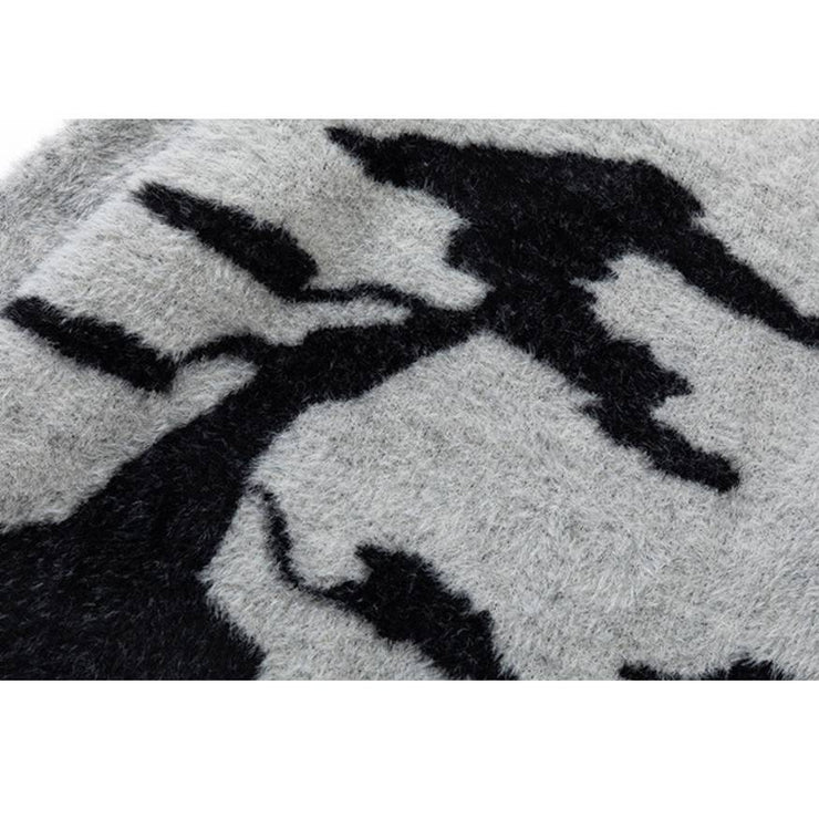 Pine Tree Pattern Sweater