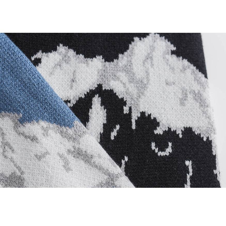 Snowy Landscape Pattern Sweater