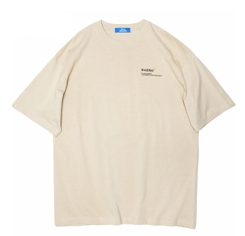 Retro Simple Printing Soft Cotton T-Shirt