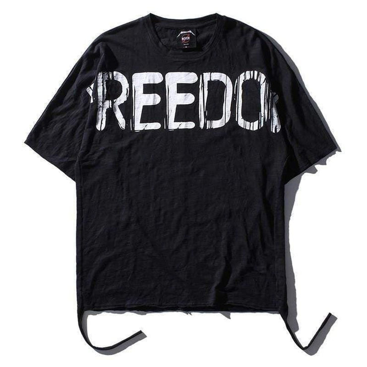 Freedom Urban Streetwear T-Shirt MugenSoul Streetwear Brands Streetwear Clothing  Techwear