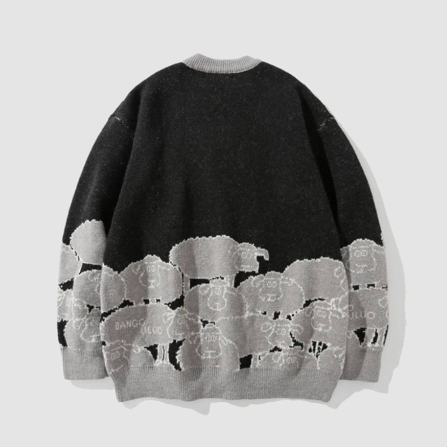 Cute Sheep Pattern Sweater