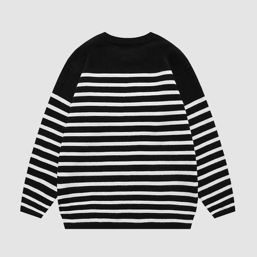 Classic Striped Pattern Sweater