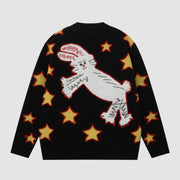 Cute Rabbit Star Pattern Sweater