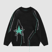 Tassel Star Pattern Sweater