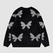 Cozy Butterfly Pattern Sweater