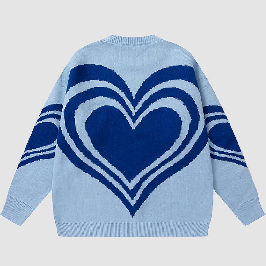 Heart Lollipop Pattern Sweater