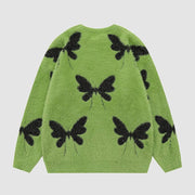 Cozy Butterfly Pattern Sweater