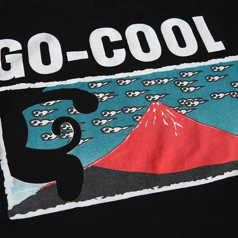 Go-Cool Painted T-shirt MugenSoul Streetwear Brands Streetwear Clothing  Techwear