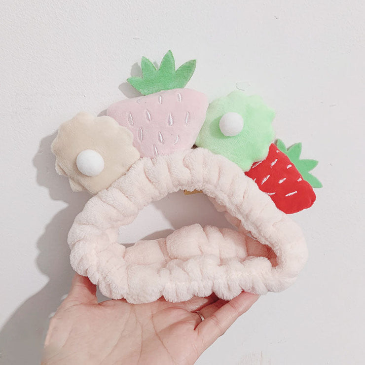 Cute Strawberry Flower Headband