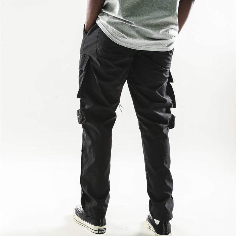 Hip Hop Zipper Cargo Pants MugenSoul Streetwear Brands Streetwear Clothing  Techwear