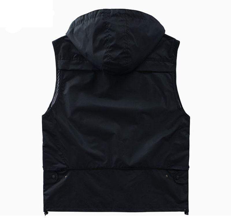 Hooded Tactical Vest MugenSoul Streetwear Brands Streetwear Clothing  Techwear