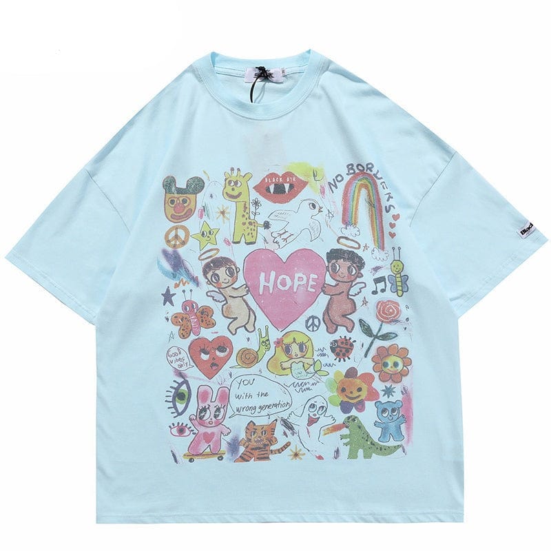 Hope T-Shirt MugenSoul Streetwear Brands Streetwear Clothing  Techwear