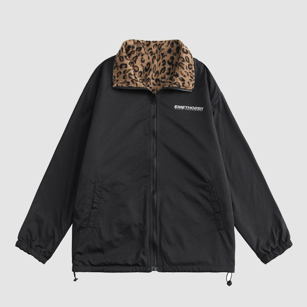 Leopard Pattern Casual Jacket