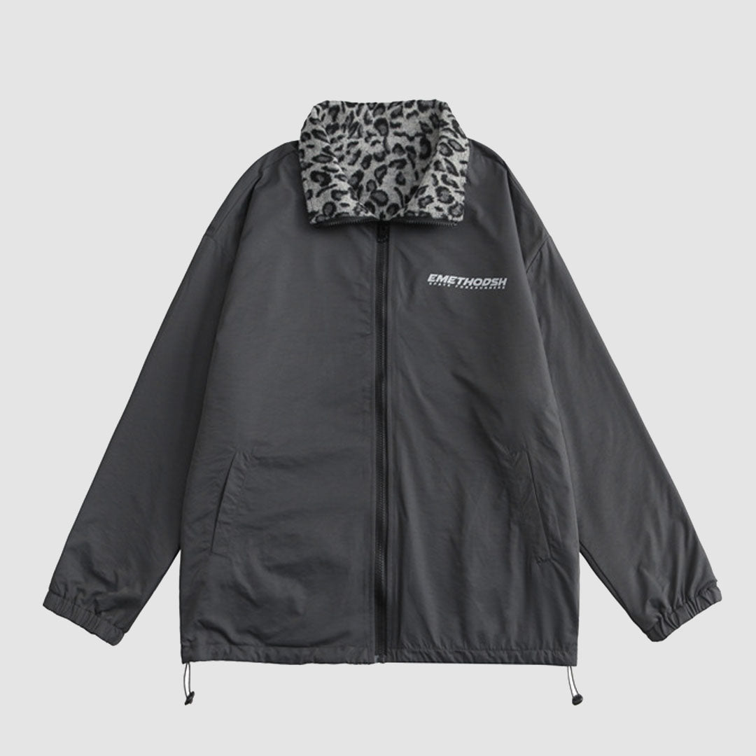 Leopard Pattern Casual Jacket