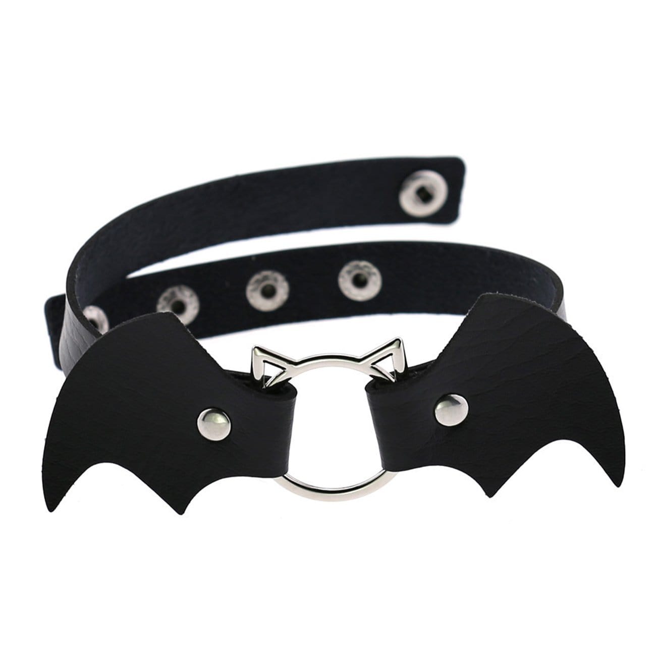 Punk Bat Vampire PU Necklace