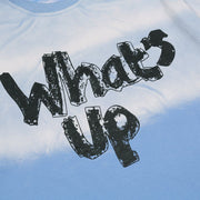 Tie Dye Graffiti Letters Print T-Shirt
