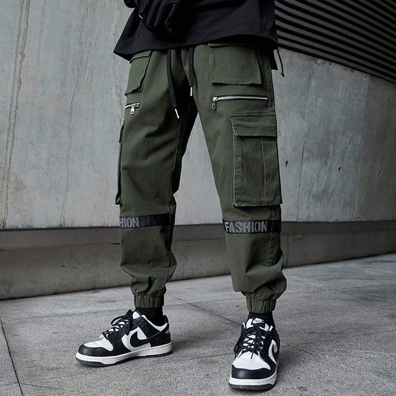 Techwear Multi Pockets Print Cargo Pants
