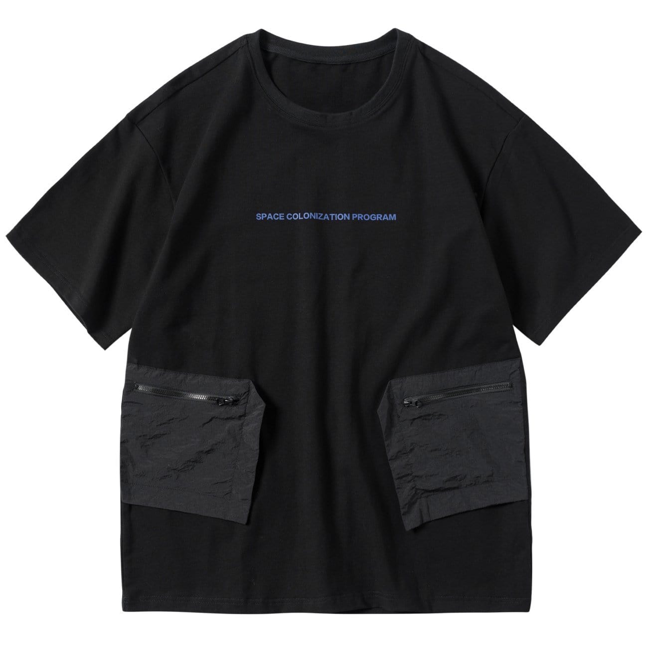 Functional Multi-Pocket Cotton T-Shirt