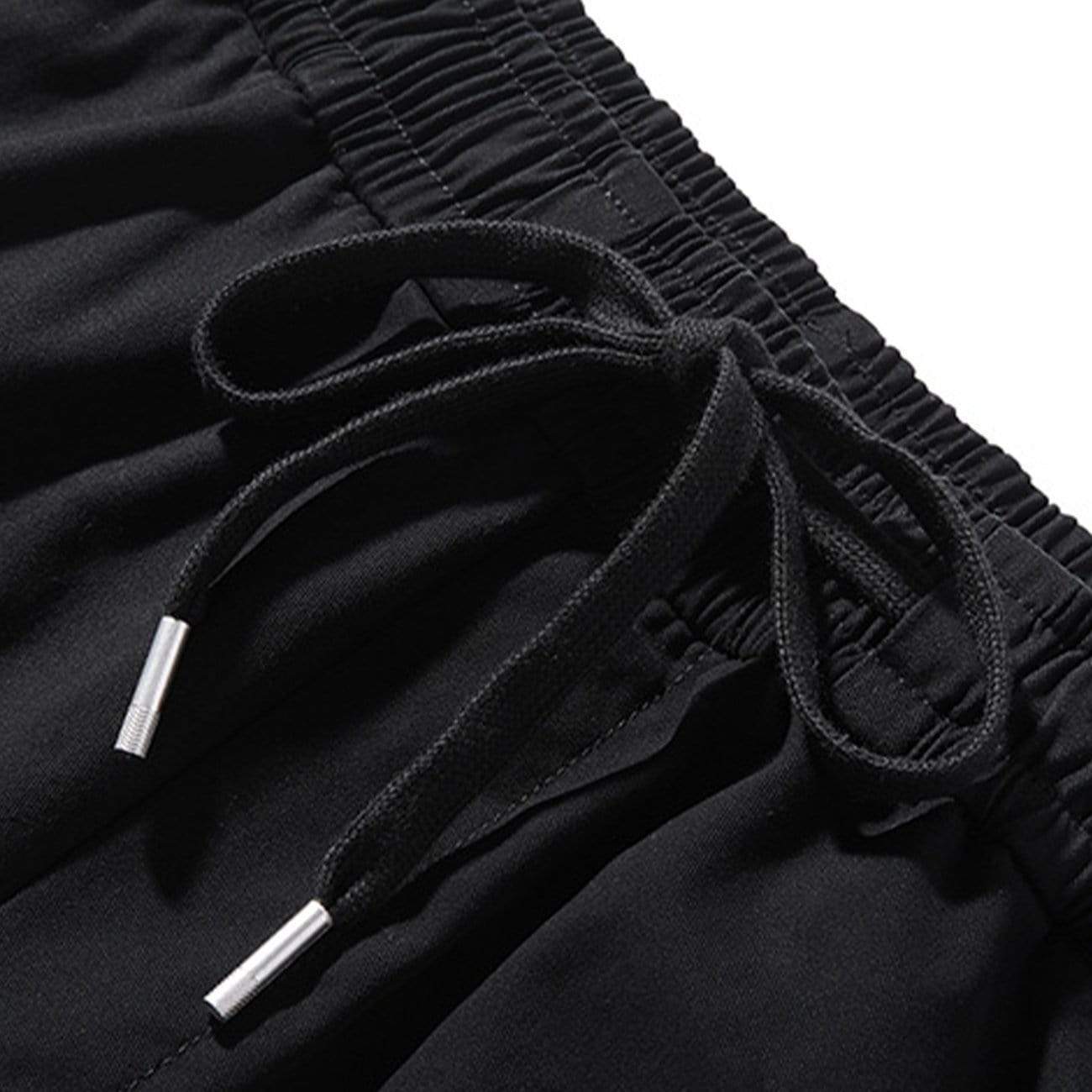 Three-dimensional Zipper Pockets Cargo Pants