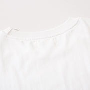 Big White Goose Embroidered T-Shirt