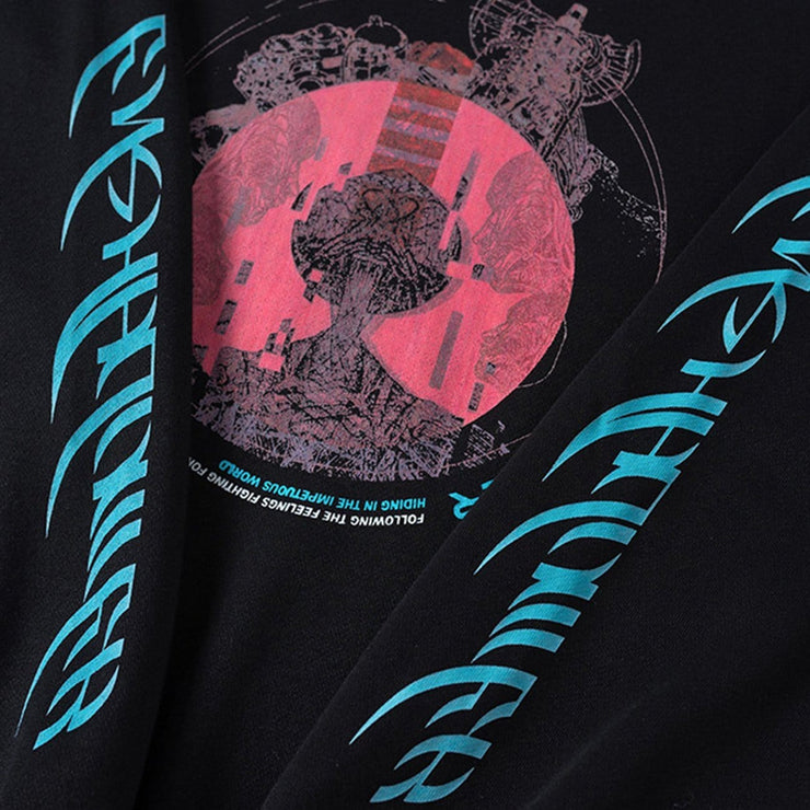 Imprint of Consciousness Print Sweatshirt