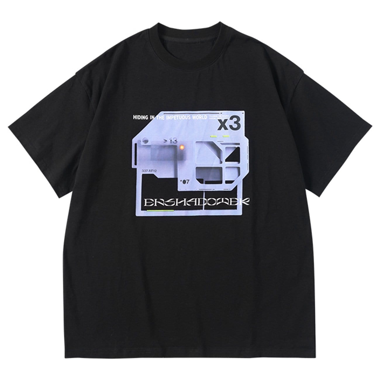Dark Module Print Cotton T-Shirt
