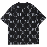Letters Grid Graphics T-Shirt