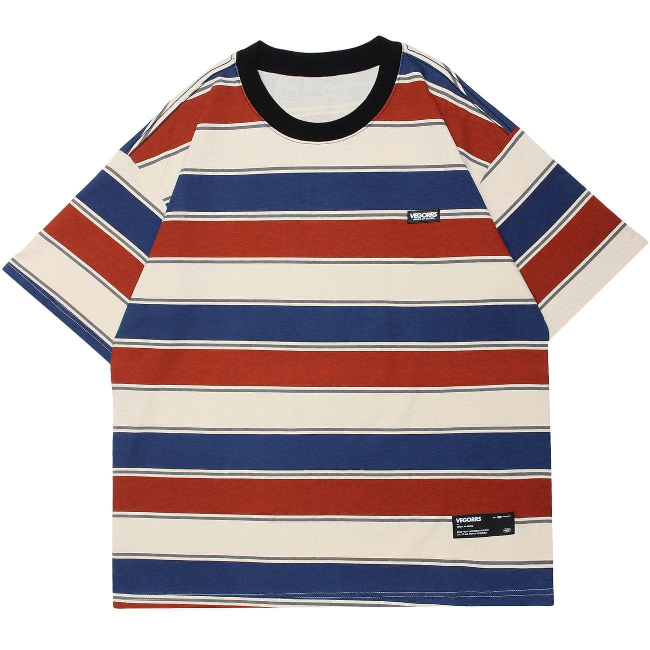 Stripes Contrast T-Shirt