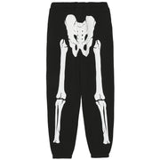 Human Skeleton Print Pants