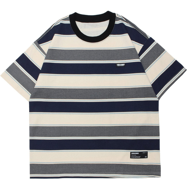 Stripes Contrast T-Shirt